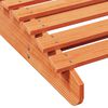 vidaXL Tumbonas madera maciza de pino marr&oacute;n 2 uds 205x60x31,5 cm