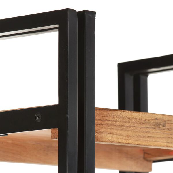 vidaXL Estantería de 5 niveles madera maciza de acacia 40x30x180 cm