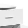 vidaXL Aparadores 2 unidades madera de ingenier&iacute;a blanco 79x38x80 cm