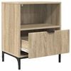 vidaXL Armario de Noche con caj&oacute;n 2 pcs Roble Sonoma 49 x 36 x 61 cm