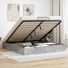 vidaXL Estructura de Cama Ottoman Concreto 193 x 120 x 25 cm