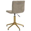 vidaXL Silla de comedor giratoria de terciopelo gris claro