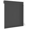 vidaXL Persiana de aluminio gris antracita 110x130 cm