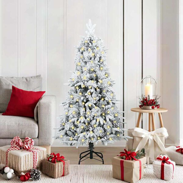 vidaXL Árbol de Navidad artificial con ramas articuladas 150 cm