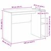 vidaXL Escritorio 109 x 50 x 78 cm Madera de ingenier&iacute;a