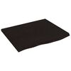 vidaXL Estante de pared madera roble tratada marr&oacute;n oscuro 60x50x2 cm