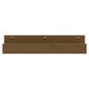 vidaXL Estantes de pared 2 uds madera de pino marrón miel 50x12x9 cm