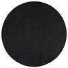 vidaXL Alfombra de pelo corto OVIEDO negro &Oslash; 160 cm