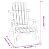 vidaXL Juego de muebles de jard&iacute;n 3 piezas madera maciza de abeto