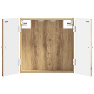 vidaXL Armario para dianas EDE Roble artisan 52,5 x 10,5 x 53,5 cm