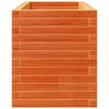 vidaXL Jardinera madera maciza de pino marr&oacute;n cera 90x40x49,5 cm