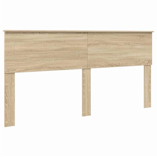 vidaXL Cabecero Roble Sonoma 180 cm Madera contrachapada