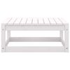 vidaXL Set de sal&oacute;n de jard&iacute;n de 10 piezas blanco madera maciza pino