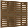 vidaXL Cabecero cama pared madera maciza pino marr&oacute;n miel 81x3x91,5 cm