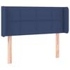 vidaXL Cabecero de tela azul 93x16x78/88 cm