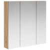 vidaXL Armario con espejo de ba&ntilde;o Roble artisan 70 x 14,5 x 70 cm