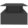 vidaXL Mesa de centro madera contrachapada gris 90x60x42,5 cm