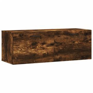 vidaXL Armario de pared madera ingenier&iacute;a roble ahumado 100x36,5x35 cm