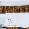 vidaXL Mueble colgante Roble Ahumado y 57 x 57 x 40 cm