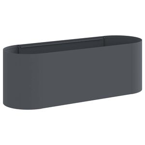 vidaXL Cama de Jard&iacute;n Elevada Gris antracita 120 x 40 x 40 cm
