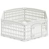 vidaXL Parque Infantil para Perros de 6 Paneles 122 x 106,5 x 40 cm