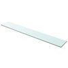 vidaXL Panel de estante vidrio claro 100x15 cm