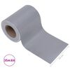 vidaXL Paneles de privacidad 4 uds PVC gris claro mate 35x0,19 m