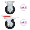 vidaXL Ruedas 24 unidades 100 mm