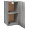 vidaXL Mueble para TV madera de ingeniería gris Sonoma 30,5x30x60 cm