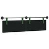 vidaXL Cabecera Colgante Liso Verde Selva 170 x 55 x 5 cm Tela de Pana