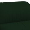 vidaXL Sill&oacute;n de masaje de terciopelo verde oscuro