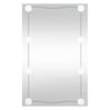 vidaXL Espejo de pared rectangular con luces LED vidrio 50x80 cm