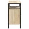 vidaXL Gabinete de Lavabo para Ba&ntilde;o con puerta Marr&oacute;n 80 x 30 x 60 cm