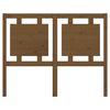 vidaXL Cabecero de cama madera maciza pino marr&oacute;n miel 125,5x4x100 cm