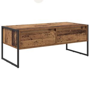 vidaXL Mesa de Caf&eacute; Madera Vieja 100 x 46 x 40 cm Madera contrachapada