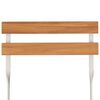vidaXL Sillas cafetería plegables 6 uds acero y madera maciza acacia