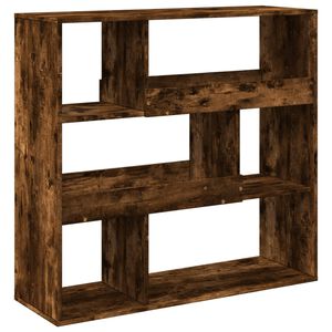 vidaXL Separador de ambientes madera roble ahumado 100x33x94,5 cm