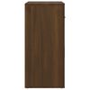 vidaXL Aparador de madera contrachapada marr&oacute;n roble 80x33x70 cm