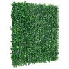 vidaXL Valla de hojas de arbusto artificial 6 uds verde 50x50 cm