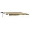 vidaXL Toldo manual retr&aacute;ctil con LEDs 5 x 3 m