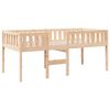 vidaXL Cama para ni&ntilde;os sin colch&oacute;n madera maciza de pino 90x200 cm