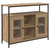 vidaXL Vitrina Roble artisan 100 x 35 x 80 cm Madera contrachapada