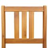 vidaXL Silla de Jardín 8 pcs Marrón 36 x 46 x 86cm