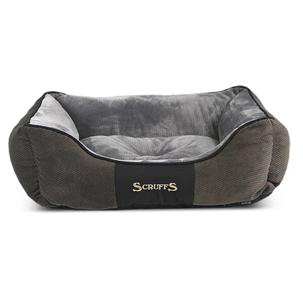 Scruffs & Tramps Cama para mascotas Chester talla M 60x50 cm gris 1166