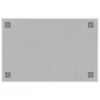 vidaXL Pizarra magn&eacute;tica de pared vidrio templado blanco 60x40 cm