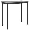 vidaXL Mesa de barra de pie Madera de ingenier&iacute;a Rectangular