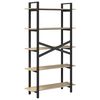 vidaXL Estante de libros Roble Sonoma 100 x 33,5 x 178 cm