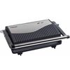 Bestron Plancha grill 750 W plateado y negro acero inoxidable APG150