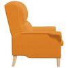 vidaXL sill&oacute;n Amarillo oscuro 76 x 94 x 102 cm tela