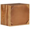 vidaXL Mesita de noche de madera maciza de acacia 40x30x35 cm